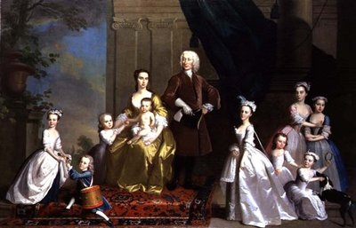 ラドクリフ家」1738-42年頃（油彩・キャンバス） 作： Thomas Hudson