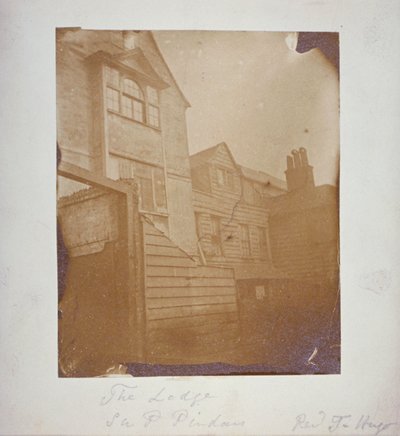 ポール・ピンダー卿の家、ビショップスゲート、ロンドン市、1860 作： Thomas Hugo