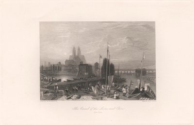 ロワールとシェールの運河、トゥールの近く 作： Thomas Jeavons