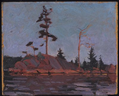 アルゴンキンパーク、1916年（複合木材パルプボードに油彩） 作： Tom Thomson