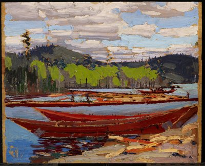 ボート、1916年夏 作： Tom Thomson