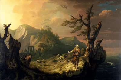 「吟遊詩人」、1774 作： Thomas Jones