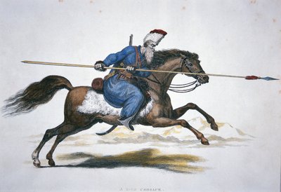 ロシアのドン・コサック 1820年頃 （水彩・紙 作： Thomas Kelly