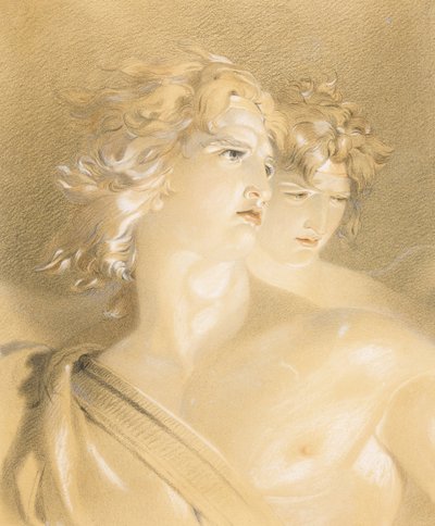 アンジュ・デチュ-堕天使としてのサタン、ローレンス卿、トーマス卿 作： Thomas Lawrence