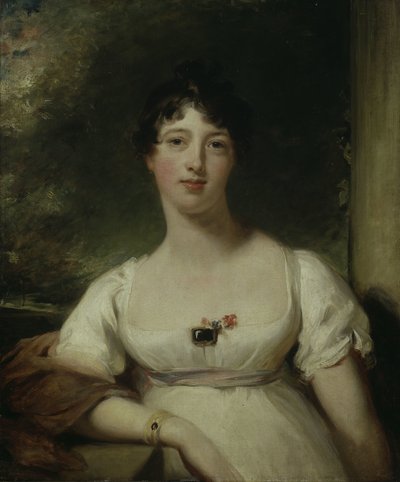 アンナ・マリア・ダッシュウッド、後のイーリー侯爵夫人、1805年頃（キャンバスに油彩） 作： Thomas Lawrence