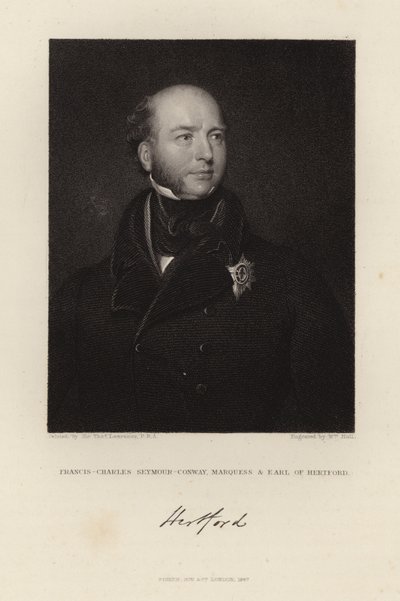 ハートフォード伯爵 作： Thomas Lawrence