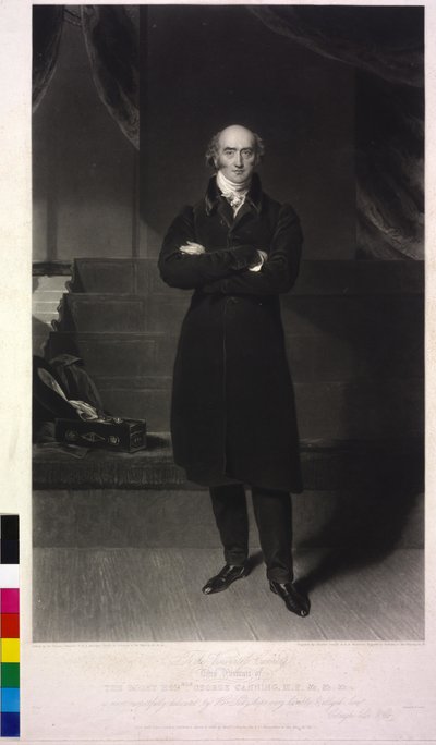ジョージ・カニング 作： Thomas Lawrence