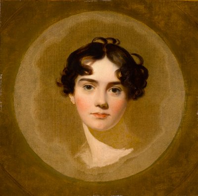 少女の頭、18世紀後半から19世紀初頭（キャンバスに油彩） 作： Thomas Lawrence