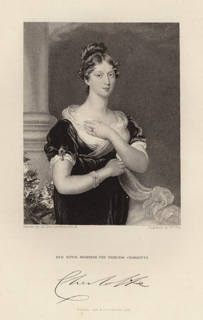 シャーロット王女殿下 作： Thomas Lawrence