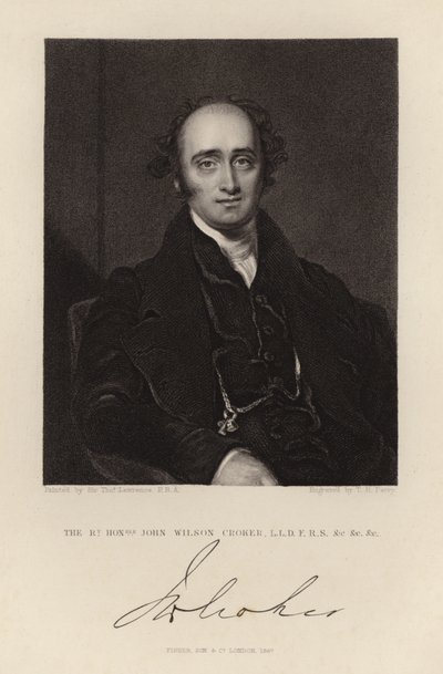 ジョン・ウィルソン・クローカー 作： Thomas Lawrence