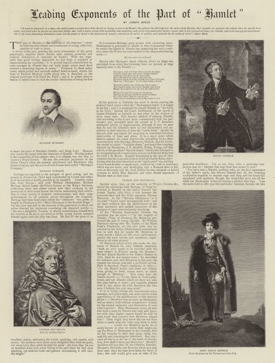 ハムレットの一部の主要な指数 作： Thomas Lawrence