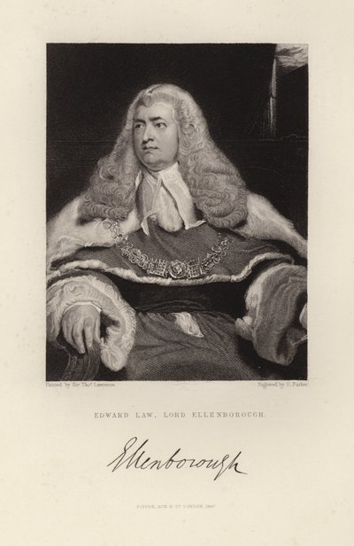 エレンボロー卿 作： Thomas Lawrence