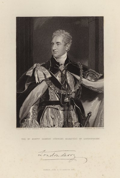 ロンドンデリーの侯爵 作： Thomas Lawrence