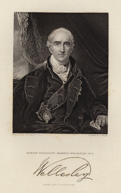 マーキス・ウェルズリー 作： Thomas Lawrence