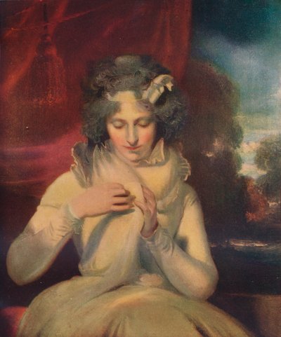 ジョージナ・レノックスさん、その後、バサースト伯爵、1765-1842、c1800 作： Thomas Lawrence