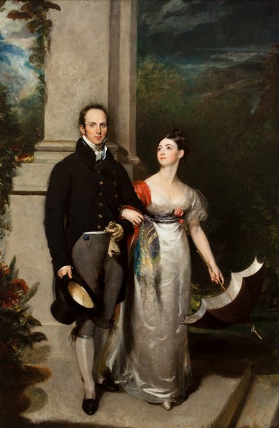 ジェームズ・ダンロップ夫妻 1825年頃（油彩・キャンバス） 作： Thomas Lawrence