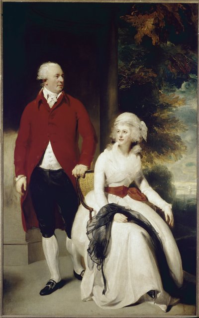 ジョン・ジュリアス・アンガースタイン夫妻（油彩・キャンバス 作： Thomas Lawrence