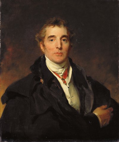 アーサーウェルズリーの肖像、初代ウェリントン公爵、1821年 作： Thomas Lawrence