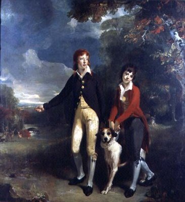 インジェストル子爵チャールズ・チェットウィンド＝タルボットとその弟の肖像 作： Thomas Lawrence