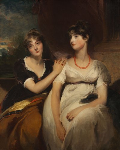 シャーロットとサラカーテレットハーディの肖像、1801年 作： Thomas Lawrence