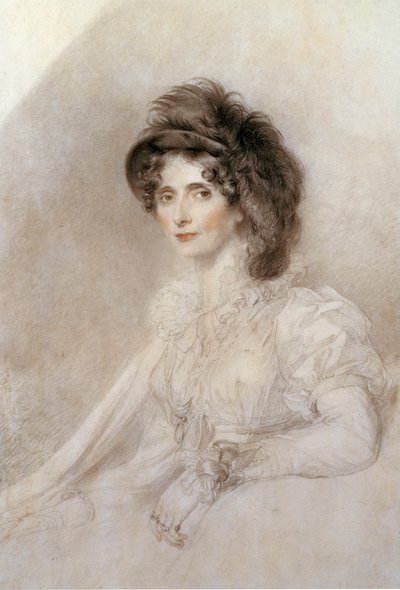 エリザベスの肖像、デボンシャー公爵夫人、1816年 作： Thomas Lawrence