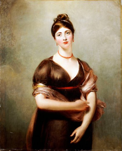 エリザベスジェニングスの肖像画、ヴィーナスデメディチ、1798〜99年のポーズ 作： Thomas Lawrence
