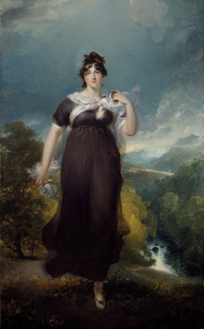 エリザベスの肖像、コニンガム侯爵夫人、1801-02年。 作： Thomas Lawrence
