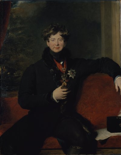 ジョージ4世の肖像（油彩・キャンバス 作： Thomas Lawrence