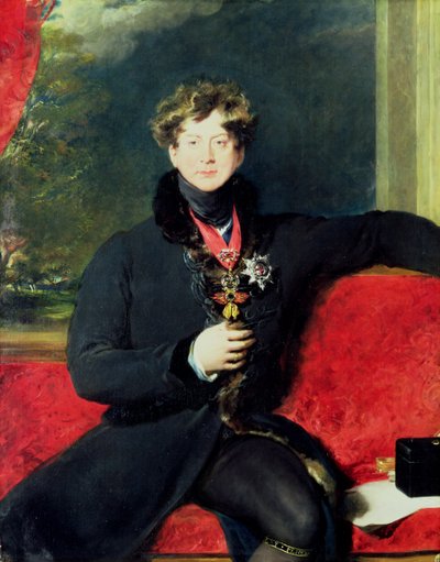 キングジョージ4世の肖像 作： Thomas Lawrence