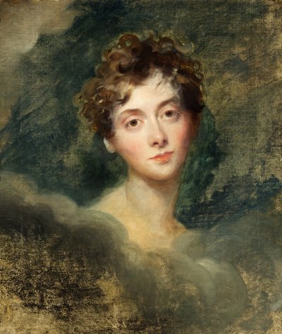 キャロライン・ラム夫人の肖像（1785-1828）c.1827（キャンバスに油彩） 作： Thomas Lawrence