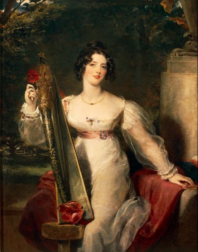 トーマス・ローレンス（1769-1830）による「レディ・エリザベス・コニンガムの肖像」。 作： Thomas Lawrence