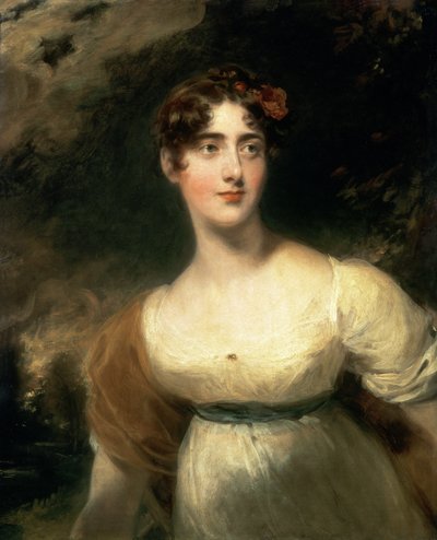 レディ・エミリー・ハリエット・ウェルズリー＝ポール（後のラグラン夫人）の肖像 作： Thomas Lawrence