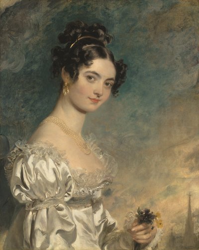 セリーナ・ミード夫人（1797-1872）の肖像（油彩・キャンバス） 作： Thomas Lawrence