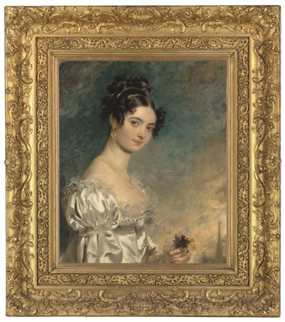 セリーナ・ミード夫人（1797-1872）の肖像（油彩・キャンバス） 作： Thomas Lawrence