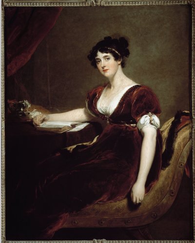 アイザック・カスバート夫人の肖像（油彩・キャンバス 作： Thomas Lawrence