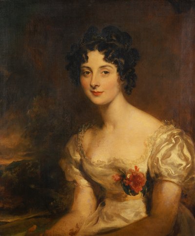 ミス・エミリー・マクスウェルの肖像（キャンバスに油彩） 作： Thomas Lawrence