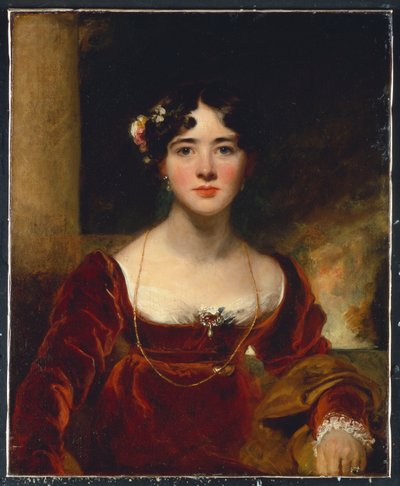 ジョンオールナット夫人の肖像、1810〜15年頃 作： Thomas Lawrence