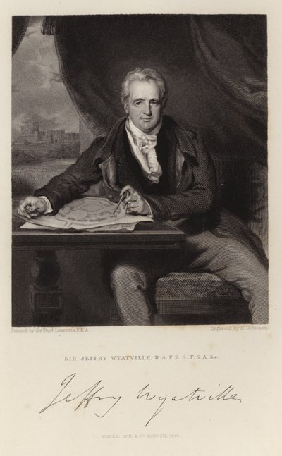 ジェフリー・ワイアットビル卿の肖像 作： Thomas Lawrence