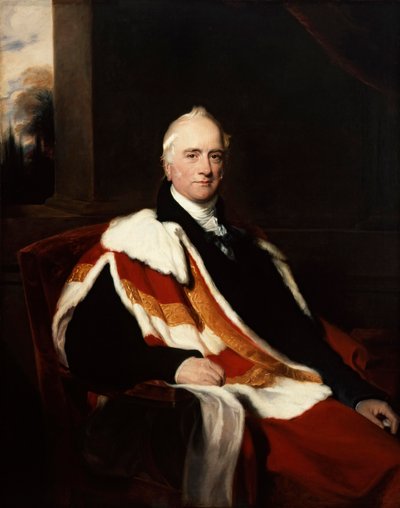 ニコラス・ヴァンシッタート卿の肖像、初代ベクスリー男爵、1825年。 作： Thomas Lawrence