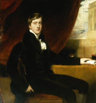 第6代デボンシャー公爵ウィリアム・スペンサー・キャベンディッシュの肖像 作： Thomas Lawrence