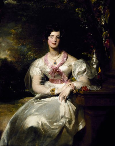 シーモアバサースト夫人の肖像 作： Thomas Lawrence