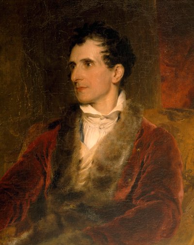 彫刻家、アントニオ・カノーバの肖像 作： Thomas Lawrence