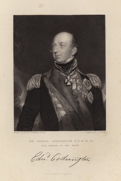 エドワードコドリントン卿 作： Thomas Lawrence