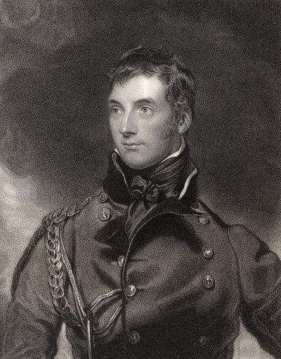ヘンリーホプナーマイヤー（c.1782-1847）が「ナショナルポートレートギャラリー、ボリュームII」から彫刻したジョージマレー卿、c.1835を発行 作： Thomas Lawrence