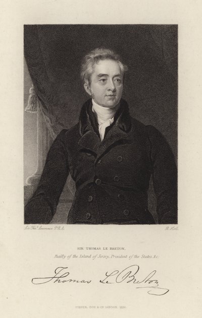 トーマス・ル・ブレトン卿 作： Thomas Lawrence