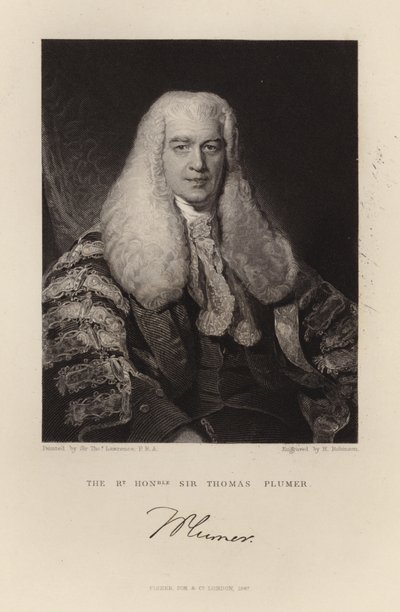 トーマス・プルマー卿 作： Thomas Lawrence