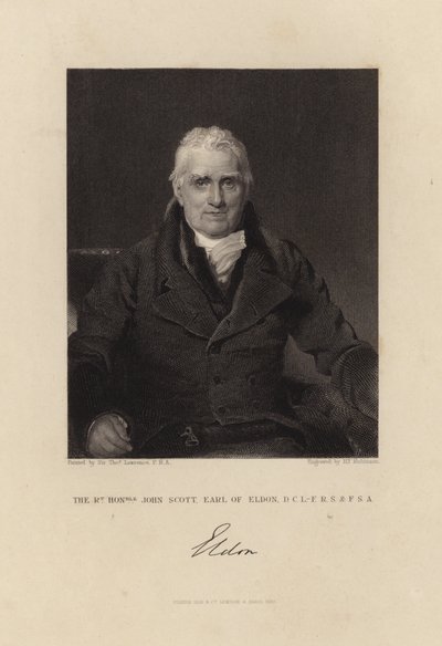 エルドンの右尊敬ジョンスコットアール 作： Thomas Lawrence