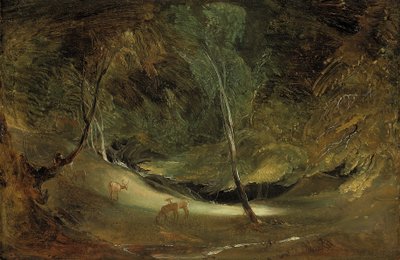 イラムパークの多様体の源（紙に油彩、帆布に敷き詰められた） 作： Thomas Lawrence