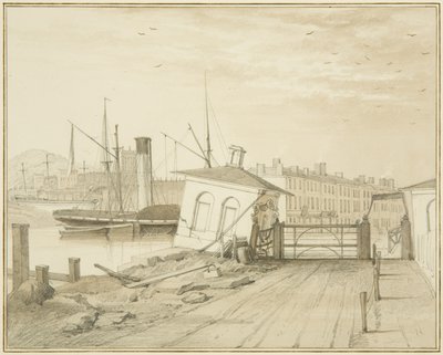 プリンスストリートブリッジのトールハウスの助成、1828年 作： Thomas Leeson the Elder Rowbotham