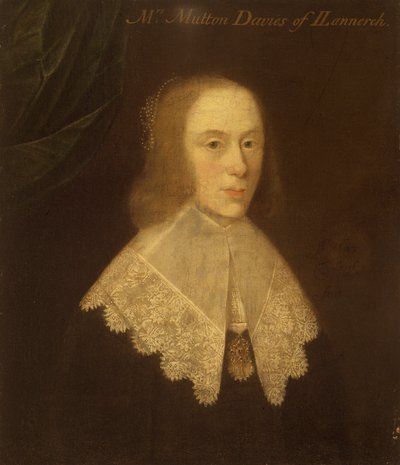 Gwysaney の Anne Davies 夫人、1630 年頃。 作： Thomas Leigh